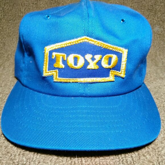 Vintage Toyo Tires Patch Logo Snapback Hat Cap Ballcap Adjustable Back Rare - Picture 5 of 7